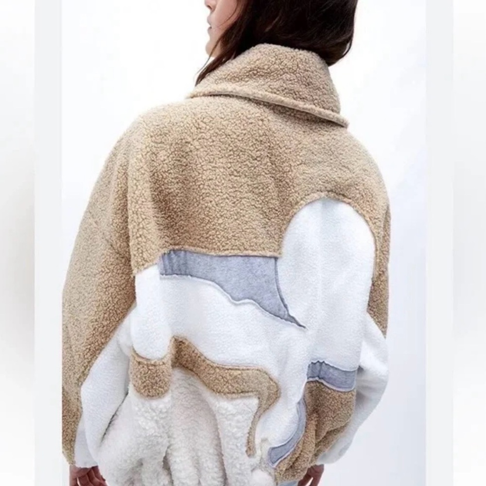 Free people whoa fleece cardi jacke